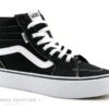 Vans FILMORE Hi Pla Canvas Black - Basket Montante Plateforme