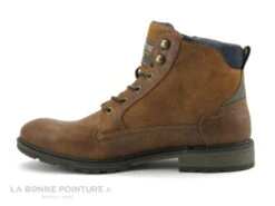 Mustang 4140-506-307 Cognac - Bottillon Homme Avec Lacet Et Zip -Célèbre Chaussures Magasin cd24607c73b9e66c561f35ea11d5d5ef a041501 177109
