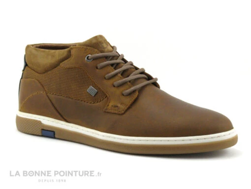 TBS KALLIAN H8055 Cuir Marron - Bottillon A Lacet Homme