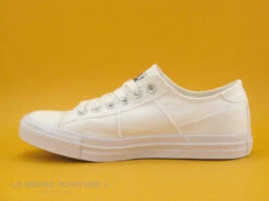 B Et M Banana Moon - RATISSE Blanc - Basket Femme Toile Blanche -Célèbre Chaussures Magasin cd24607c73b9e66c561f35ea11d5d5ef a293201 178863