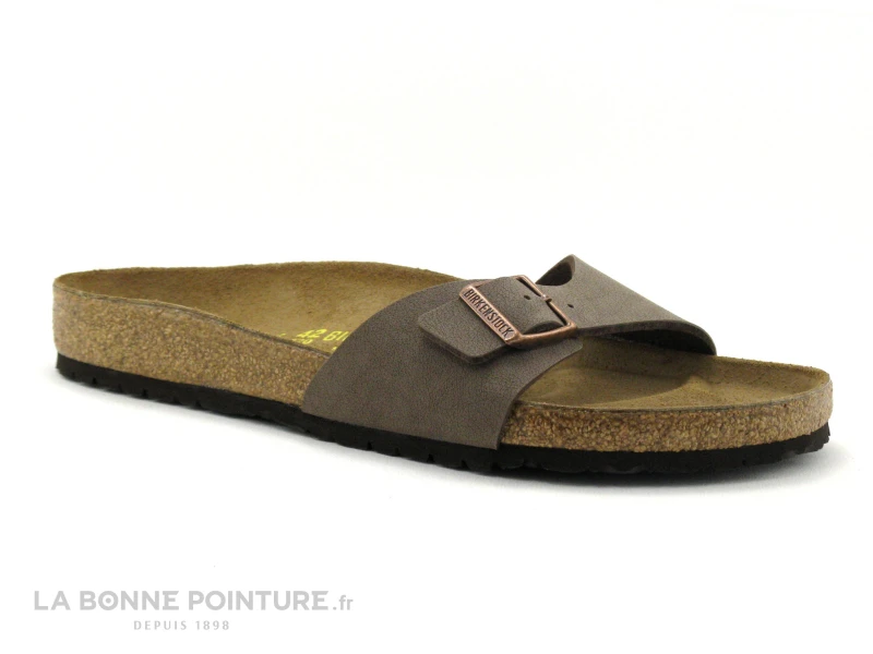 Birkenstock MADRID Birko Flor Nubuck Mocca - BK040091 - Mule 1 Birkenstock MADRID Birko Flor Nubuck Mocca - BK040091 - Mule