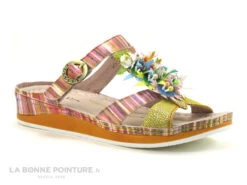 Laura Vita BRCUELO 242 Jaune Multicolore - Mule Femme -Célèbre Chaussures Magasin cd24607c73b9e66c561f35ea11d5d5ef img 0109.jpg 145070