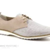 Morans VERBIER Beige Argent - Derby Femme