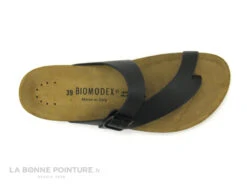 Biomodex 1900 Noir - Tong Noire Femme Avec Passe-orteil -Célèbre Chaussures Magasin cd24607c73b9e66c561f35ea11d5d5ef img 0268.jpg 160365