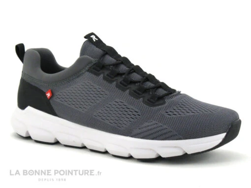 Rieker Revolution 07805-45 - Gris - Noir - Basket Sport Homme
