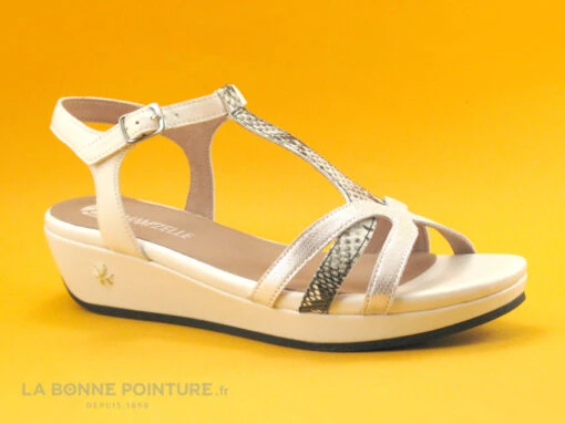 MamZelle LOPEZ Compo Blanc - Nu-pieds Bride Salome - Compense