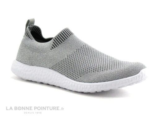 Morans KOFAS Gris Paillettes - Baskets Sans Lacet Femme