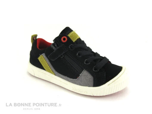 Kickers Zigzaguer Noir Jaune 349585-30 81