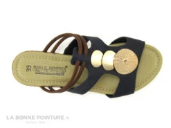 Sun Shadow 272029 Bleu Marine - Marron - Cercles Dores - Mule Femme -Célèbre Chaussures Magasin cd24607c73b9e66c561f35ea11d5d5ef img 0601.jpg 160702