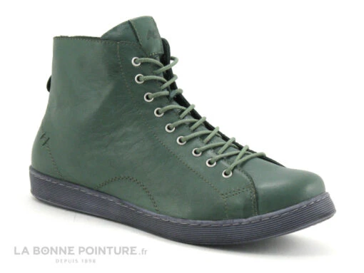 Andrea Conti Tanne 0344900-147 - Basket Montante Femme Cuir Vert