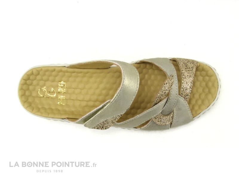 Pedi Girl CHAHID Platine - Mule Confort Femme 4 Pedi Girl CHAHID Platine - Mule Confort Femme – Image 4