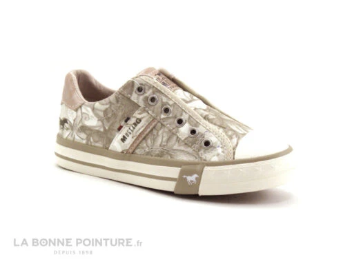 Mustang Shoes 5024 401 4 Beige - Basket Ville Fille
