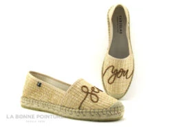 Fabiolas 101105 - Beige Paille Tressee - Espadrille Femme