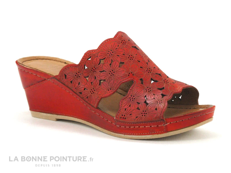 Karyoka FLY Rouge - Mule Talon Compense 1 Karyoka FLY Rouge - Mule Talon Compense