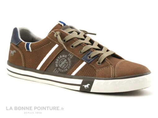 Mustang 4072-308 307 Cognac - Basket Homme