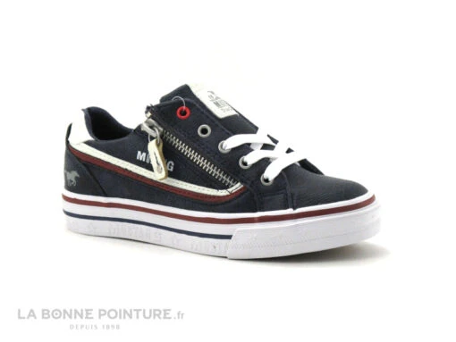 Mustang 5056 303 820 Navy - Basket Basse Bleu Marine