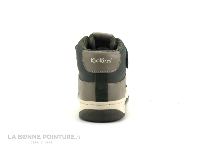 Kickers KICKALIEN Kaki Jaune Taupe - 910873 - Sneakers Montante 4 Kickers KICKALIEN Kaki Jaune Taupe - 910873 - Sneakers Montante – Image 4