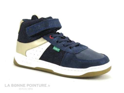 Kickers KICKALIEN Marine Or - 900870 - Basket Montante
