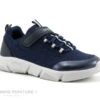 Geox ARIL J16DLB Navy - Sneakers Fille - Elastique Et Velcro