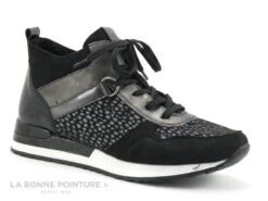 Remonte R2543-42 - Noir - Gris Metal - Pois - Chaussure Montante Femme -Célèbre Chaussures Magasin cd24607c73b9e66c561f35ea11d5d5ef img 1470.jpg 173425