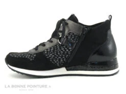 Remonte R2543-42 - Noir - Gris Metal - Pois - Chaussure Montante Femme -Célèbre Chaussures Magasin cd24607c73b9e66c561f35ea11d5d5ef img 1472.jpg 173422