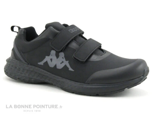 Kappa GLINCH 2V 341D5LW A07 Black - Basket Noire Homme 2 Scratches
