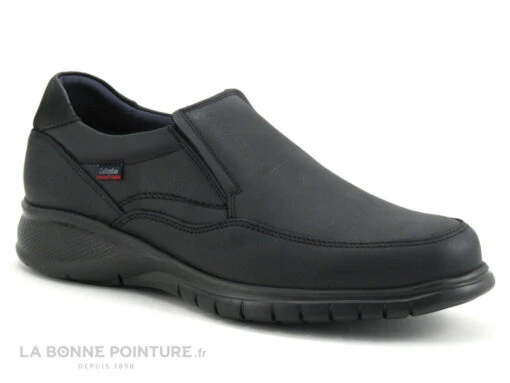 Callaghan 12701 Noir - Mocassin Confort Homme Cuir Noir
