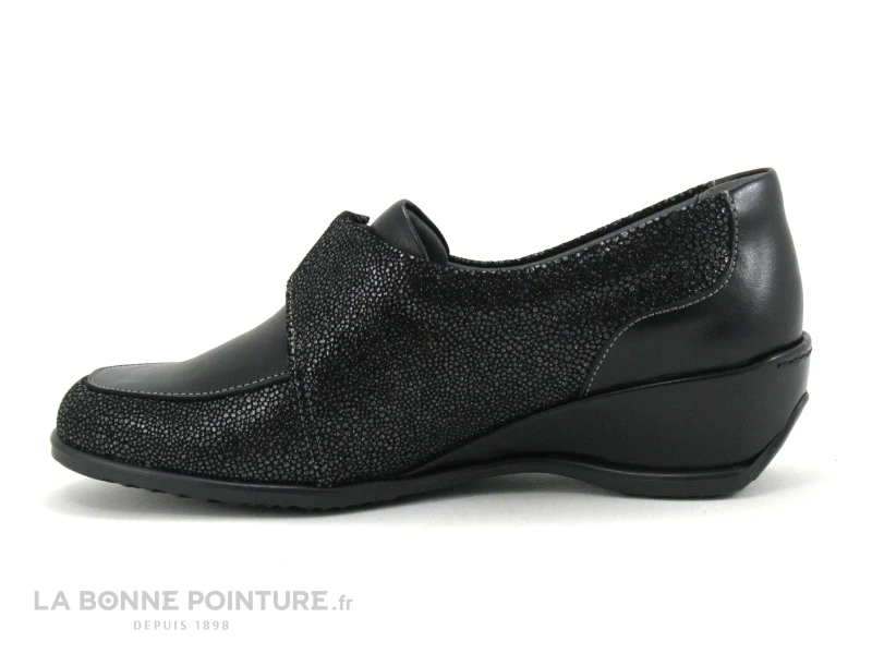 Suave ALPES 5016T Black Multi - Chaussure Compensee Avec Scratch 3 Suave ALPES 5016T Black Multi - Chaussure Compensee Avec Scratch – Image 3