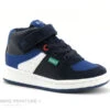Kickers BILBON BB MID - Marine Bleu Blanc - Basket Montante GARCON