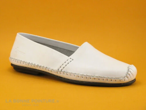 Dingo 339 Blanc - Mocassin Souple Homme