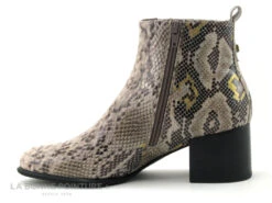 Fugitive FLAK Python Taupe - Bottine Talon Large Femme -Célèbre Chaussures Magasin cd24607c73b9e66c561f35ea11d5d5ef img 2349.jpg 162821