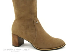Fugitive GIGUE Velours Taupe - Botte Stretch Femme Talon Haut -Célèbre Chaussures Magasin cd24607c73b9e66c561f35ea11d5d5ef img 2369.jpg 162849