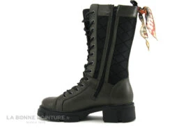 GoodStep 3625-D07 Kaki - Noir Matelasse - Bottine Lacet Femme -Célèbre Chaussures Magasin cd24607c73b9e66c561f35ea11d5d5ef img 2403.jpg 174459