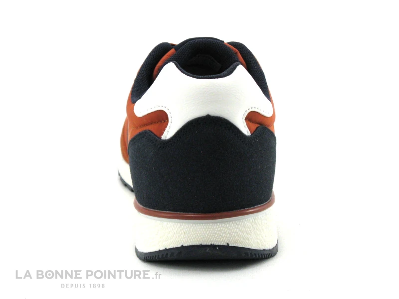 Roadsign BOMIN Orange - Bleu Marine - Basket Ville Homme 4 Roadsign BOMIN Orange - Bleu Marine - Basket Ville Homme – Image 4