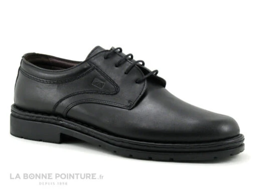 Fluchos GALAXI 3120 Noir - Chaussure Derbi Homme En Cuir Noir
