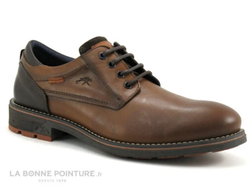 Fluchos F1340 Habana Camel - Chaussure Derbi Homme Marron
