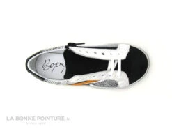 Bopy SECLAIR Noir Blanc Argent - Basket Basse Fille -Célèbre Chaussures Magasin cd24607c73b9e66c561f35ea11d5d5ef img 2648.jpg 150121