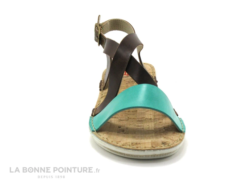 On Foot 40515 Verde Sandale Femme 2 On Foot 40515 Verde Sandale Femme – Image 2