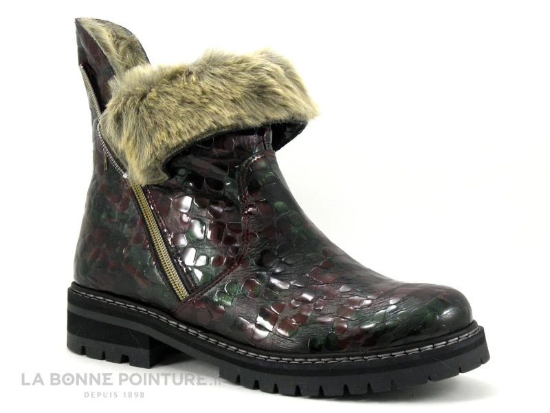 Hooper JUNO - Croco Imp Multicolore - Bottine Femme 1 Hooper JUNO - Croco Imp Multicolore - Bottine Femme