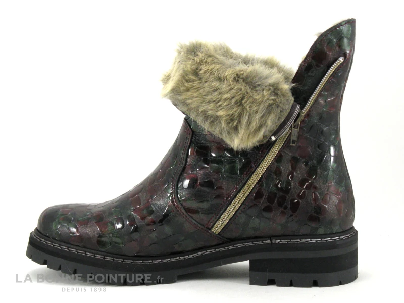 Hooper JUNO - Croco Imp Multicolore - Bottine Femme 5 Hooper JUNO - Croco Imp Multicolore - Bottine Femme – Image 5