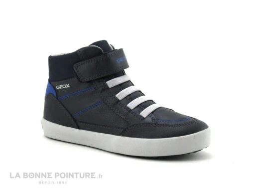 Geox GISLI Bleu Marine - J045CA - Basket Montante Enfant