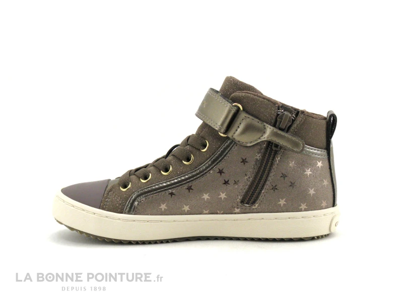 Geox KALISPERA Smoke Grey - J744GI - Basket Montante Fille 3 Geox KALISPERA Smoke Grey - J744GI - Basket Montante Fille – Image 3