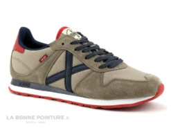 Munich MASSANA 437 Beige Bleu Rouge - Sneakers Mode Homme