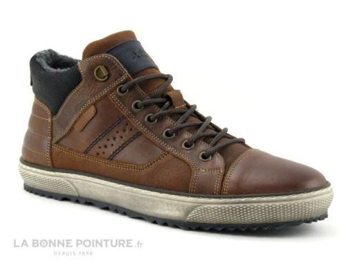 Arid RUIZ Cognac - Noir - Basket Montante Homme