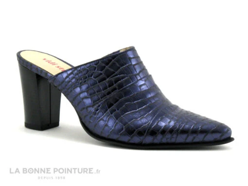 Vidi Studio BACOURT - Lizard Grey Blue - Sabot Pointu - Talon Haut