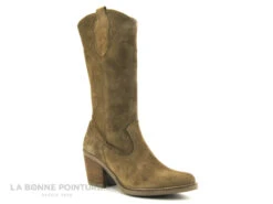 Patricia Miller 5140 Sade Taupe - Botte Western Femme Nubuck