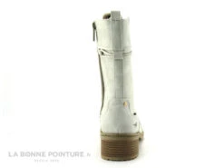 Mustang 1402 501 203 Glace - Bottine Blanche Femme -Célèbre Chaussures Magasin cd24607c73b9e66c561f35ea11d5d5ef img 3319.jpg 175565