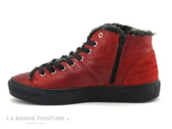Morans GRALU Rouge - Basket Montante Femme - Fourrure Grise -Célèbre Chaussures Magasin cd24607c73b9e66c561f35ea11d5d5ef img 3500.jpg 175716