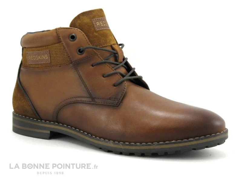 Redskins ELEC Cognac Marine - Chaussure Montante Homme Marron 1 Redskins ELEC Cognac Marine - Chaussure Montante Homme Marron