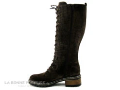 Elue Par Nous KOFOUR Marron Velours Croco - Botte Lacet Femme -Célèbre Chaussures Magasin cd24607c73b9e66c561f35ea11d5d5ef img 3638.jpg 164350